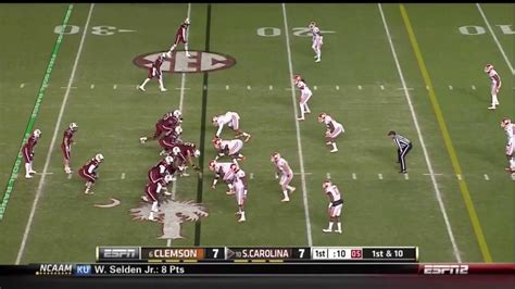 2013 Usc Vs Clemson Connor Mclaurin 15 Yd Reception Youtube