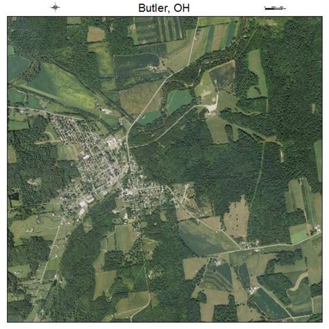 Aerial Photography Map of Butler, OH Ohio