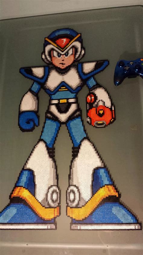 Perlers Perler Bead Art Mega Man Perler Bead Patterns