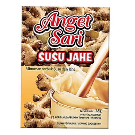 Jual Anget Sari Susu Jahe Sachet Minuman Serbuk Instan Rasa Susu