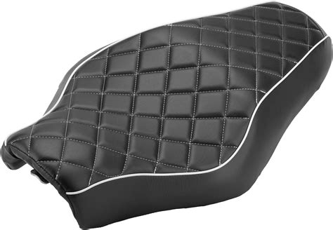 Amazon Black Motorcycle Driver Passenger Two Up Seat For Harley