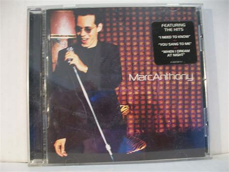 Marc Anthony By Anthony Marc Audio Cd Amazones Cd Y Vinilos