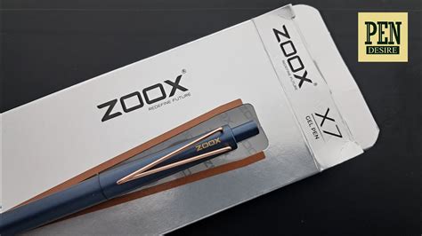 Zoox X7 Gel Metal Finish T Pen An Inr 75 Pen 741 Youtube