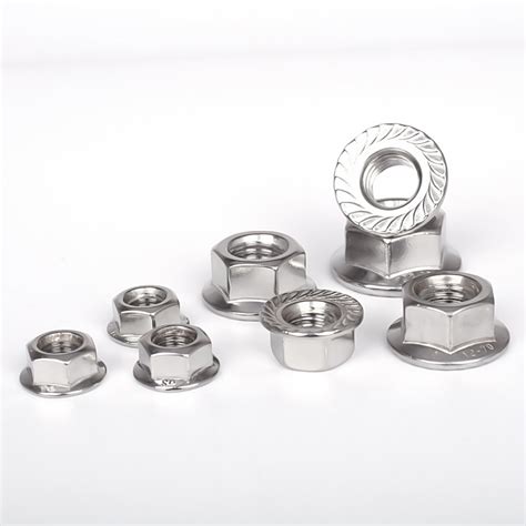 One Stop Price Hexagon Head Serrated Hex Flange Nut Ss 304 316