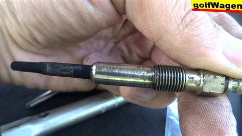 VW Golf 5 1 9 TDI How To Change Glow Plug Simple YouTube