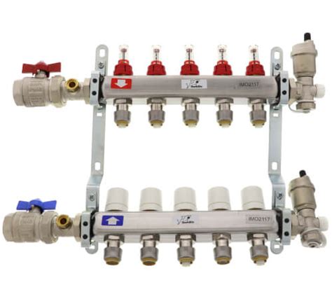 Sharkbite Loop Stainless Steel Radiant Heat Manifold