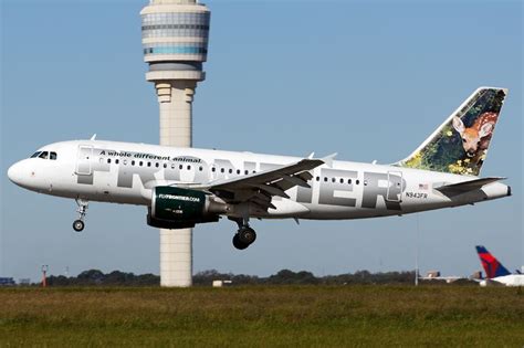 N943FR Airbus A319 112 Frontier KATL Oct 2015 Airbus