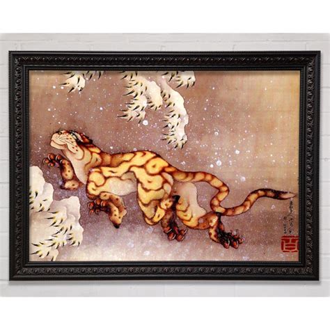 Bright Star Tiger Im Schnee Druck Wayfair De