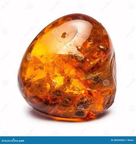 Amber gemstone isolated stock illustration. Illustration of rare ...