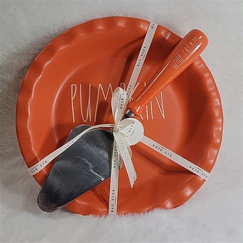 Rae Dunn Kitchen Rae Dunn Pumpkin Pie Dish And Poshmark