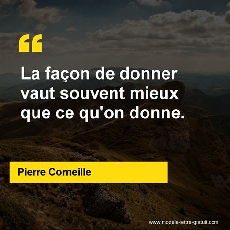 La façon de donner vaut souvent mieux que ce qu on donne