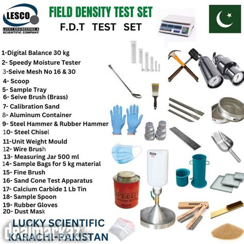 Fdt Set Field Density Test Apparatus Construction Heavy