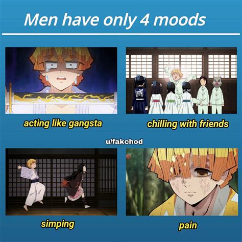 Whats your zenitsu mood? : r/Animemes