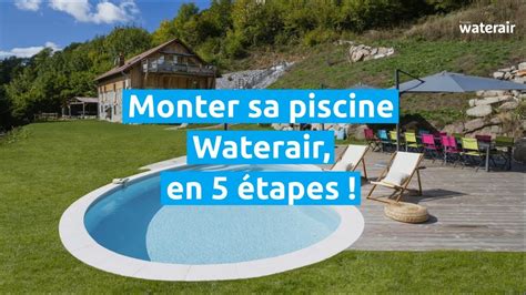 Les étapes de montage d une piscine en kit Waterair YouTube