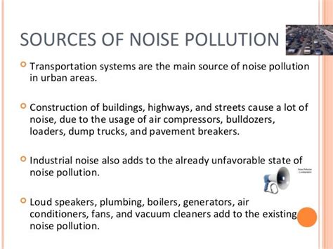 Noise pollution