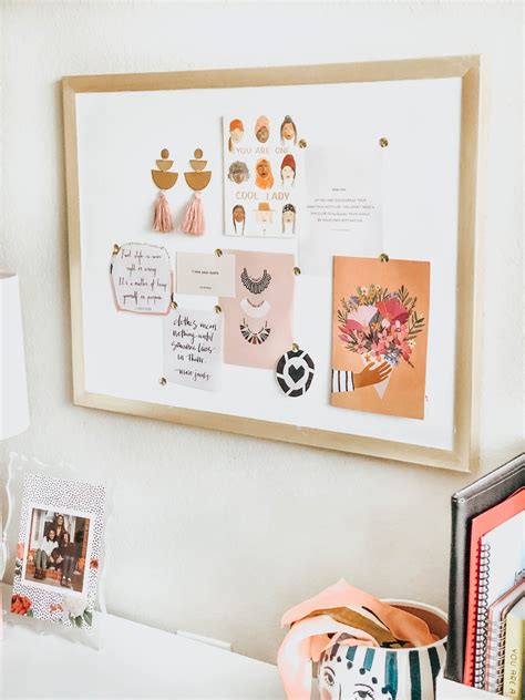 Easy DIY Gold Framed Cork Board Under 15 Sequins Sales