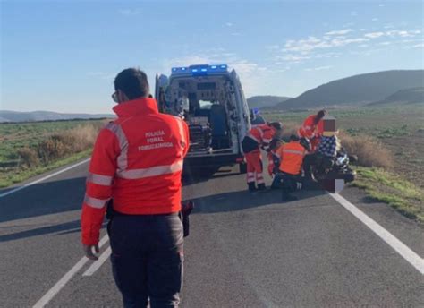 Herido Un Motorista De A Os Tras Chocar Con Un Turismo Que Se Ha