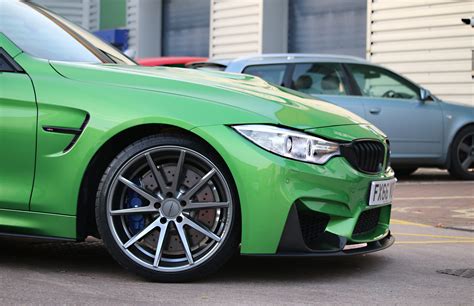 Bmw F80 M4 On Vossen Vfs1 And Lowered On Kw Has Suspension Prestige