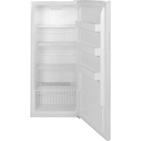 Ge Garage Ready Frost Free Defrost Upright Freezer In White