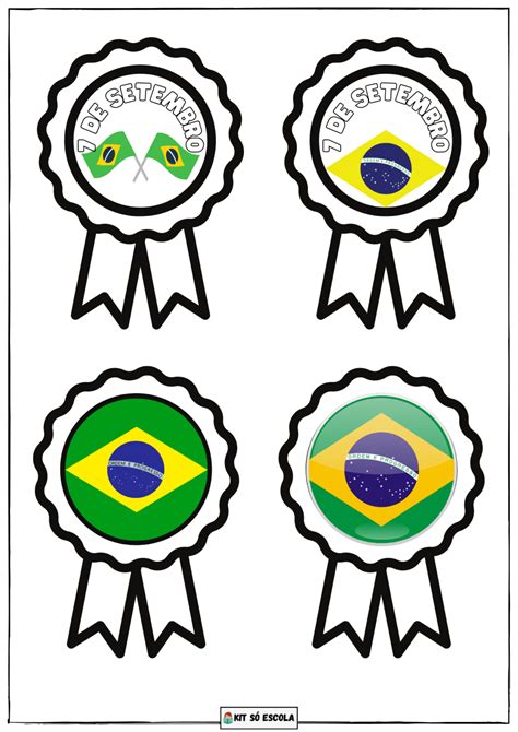 Medalhas Dia Da Independ Ncia S Escola