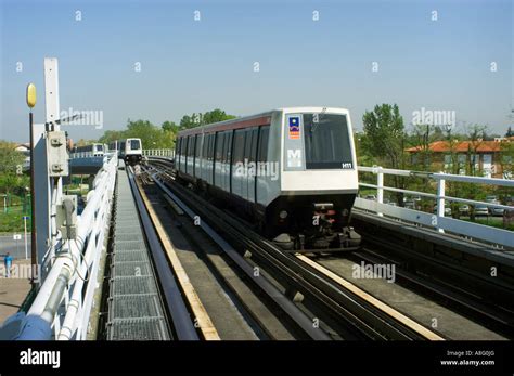 Toulouse France Public Transportation Val Automatic Subway Stock