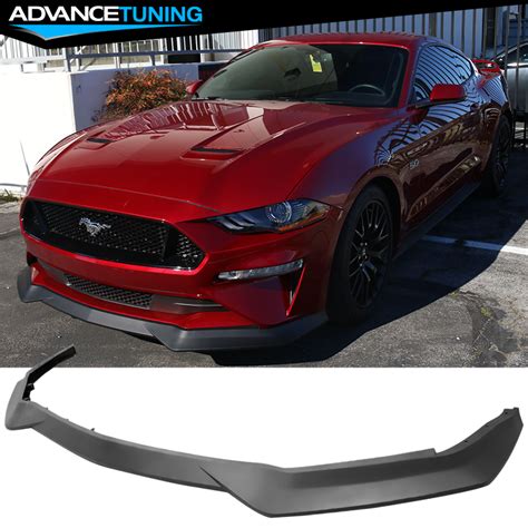 Fits 18 20 Ford Mustang GT R Spec Style PP Front Bumper Lip Spoiler