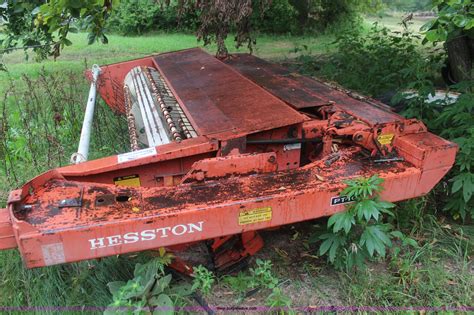 Hesston Pt 10 Swather In Waterville Ks Item J2081 Sold Purple Wave