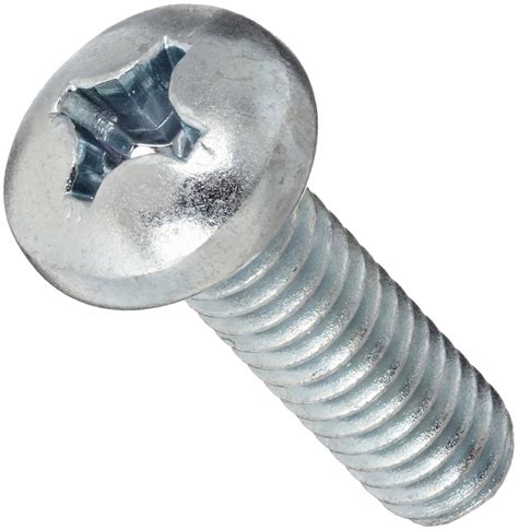 Steel Machine Screw Zinc Plated Finish Pan Head Phillips Drive Meets Din 7985 30mm Length