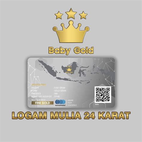 Jual BABY GOLD Emas Mini Murni Logam Mulia 0 001 Gram Shopee Indonesia