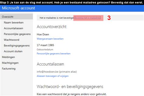 Hoe Microsoft Account Aanmaken