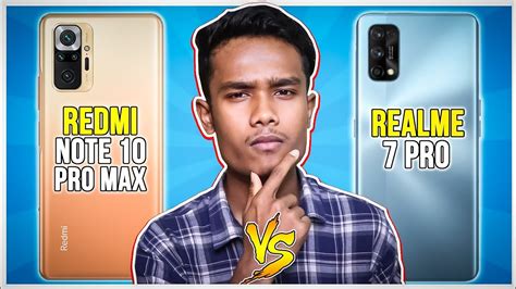 Redmi Note 10 Pro Max Vs Realme 7 Pro 🤔 Easy Choice Youtube