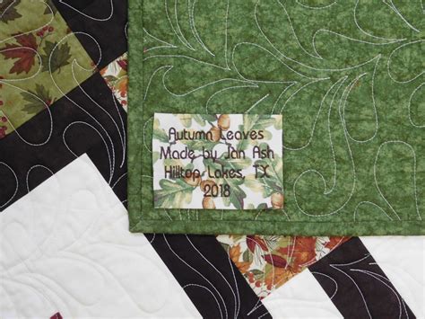 Autumn Leaves Quilt – On Top Of The Hill Crafts