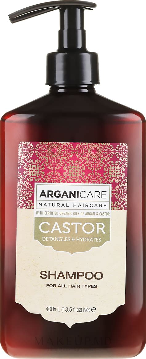 Arganicare Castor Oil Shampoo Шампунь для роста волос | Makeup.md