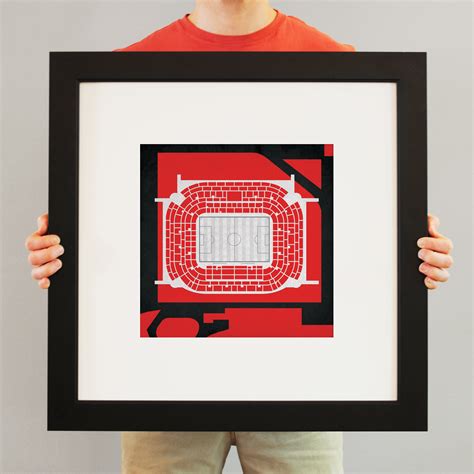 San Siro Stadium Map Art by City Prints - The Map Shop