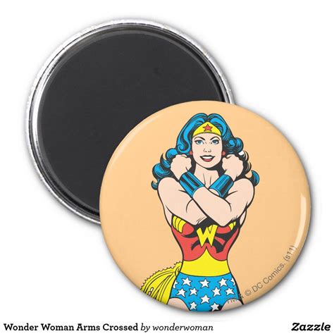 Wonder Woman Arms Crossed Magnet Arms Crossed Wonder