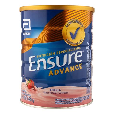 Ensure Advance Fresa 850 Gramos Lta Droguerias Patria