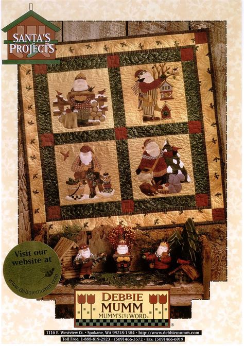 Debbie Mumm Santas Project Christmas Quilts Christmas Sewing