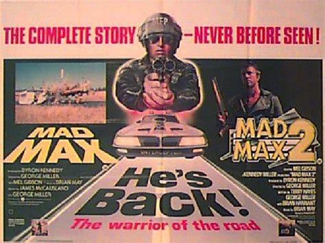 Mad Max Mad Max The Road Warrior British Quad Poster