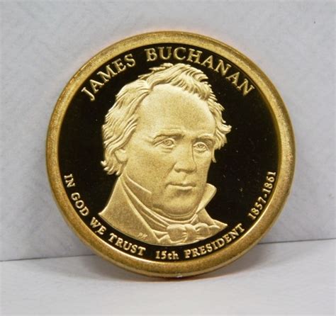 2010-S James Buchanan presidential one dollar coin | Property Room