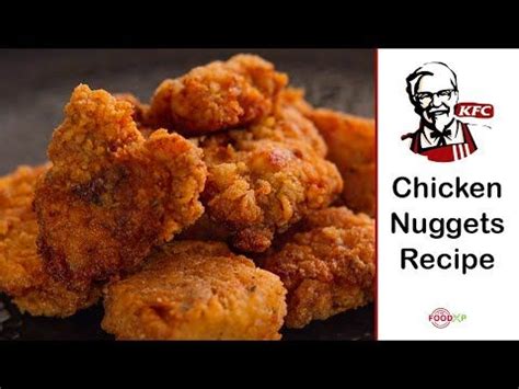 chicken nuggets recipe on a black plate