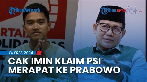 Belum Tentukan Arah Dukungan Untuk Pilpres 2024 Cak Imin Kita Dengar