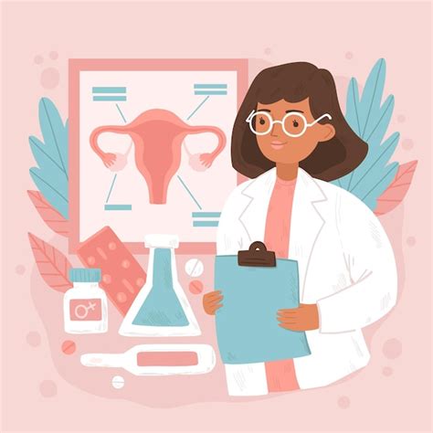 Free Vector Gynecology Concept Illustration