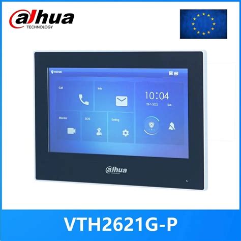 IP Indoor Monitor Dahua Vth2621gw P Vth2621gw Wp 6 Channel Alarm Input