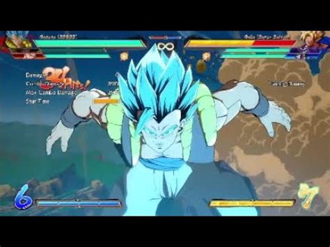 Dbfz Gogeta Tiger Knee Synergy With Super Baby Youtube