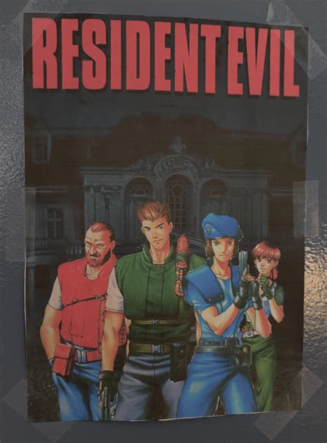 I had made this poster using re 1 concept art and I thought it belongs ...