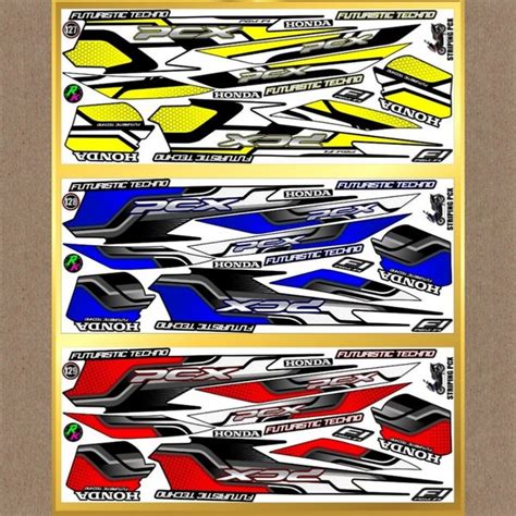 Jual Decal Sticker Striping Semi Fullbody Variasi All New Honda PCX 150