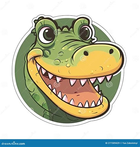 Crocodile Face Stock Photography | CartoonDealer.com #96370226