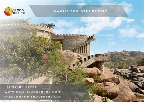 Hampi Boulders Resort | Boulders resort, World heritage sites, Best weekend getaways