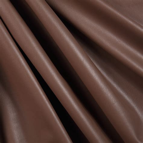 Faux Leather Soft Stretch Taupe Bloomsbury Square Dressmaking Fabric