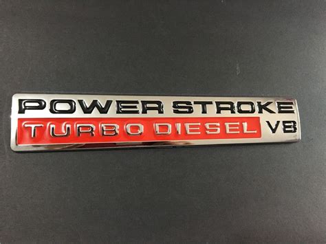 2021 Power Stroke Turbo Diesel V8 Car Sticker Emblem Badge From Emblem